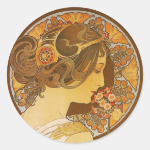 Primrose Classic Round Sticker
