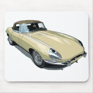 Primrose E Type Roadster Mouse Mat