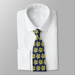 Primrose Flower Pattern Tie