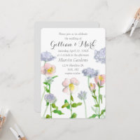 Primrose Flowers Custom Personalised Wedding