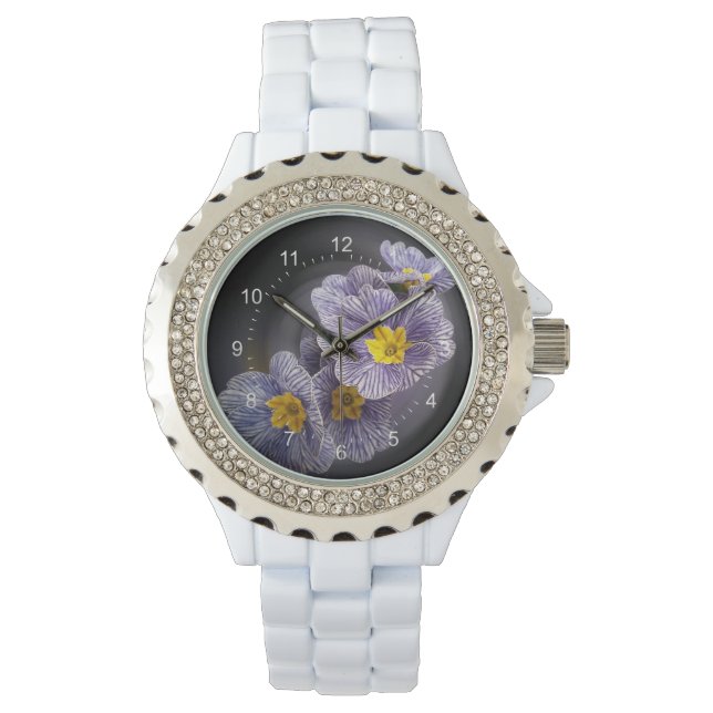 Primrose  flowers watch (Front)