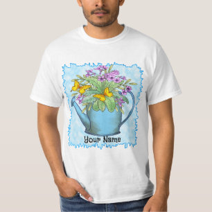 Primrose flowers Watercan T-Shirt