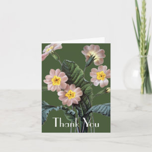 Primrose (Primula Aucalis) Thank You Card