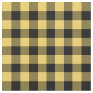 Primrose Yellow Buffalo Check Plaid Fabric