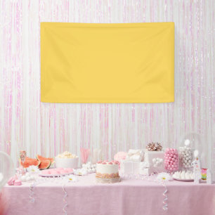 Primrose Yellow Solid Colour Banner