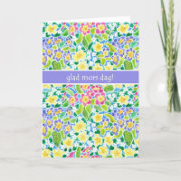 Primroses Mother's Day Card, Swedish Greeting