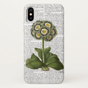 Primula Auricula Blue iPhone X Case