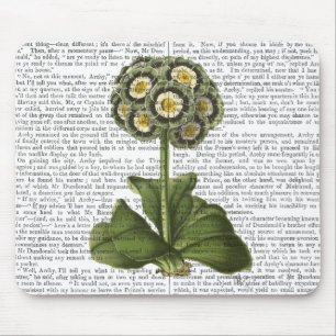 Primula Auricula Blue Mouse Mat