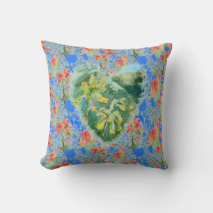 Primula Heart by Alexandra Cook Cushion