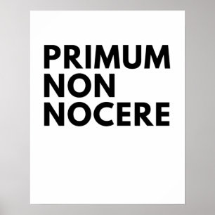 Primum Non Nocere The Nurse's Hippocratic Oath Poster