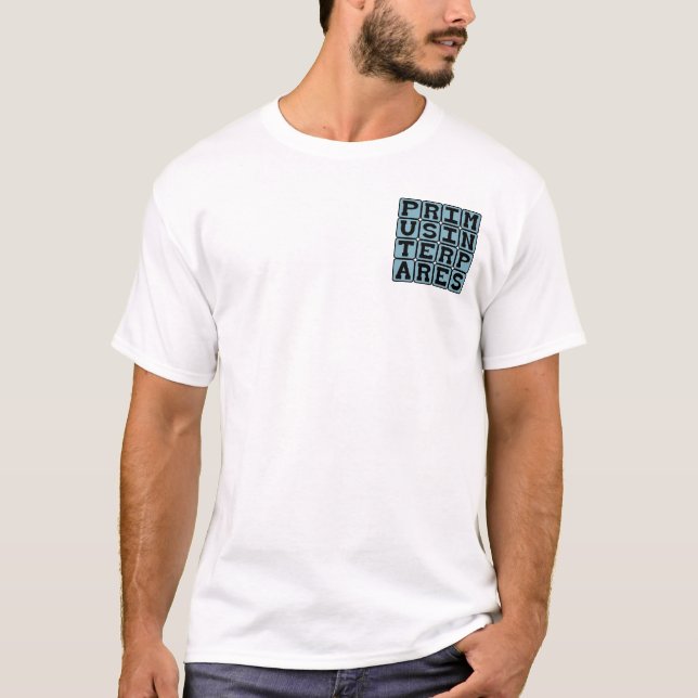 Primus Inter Pares, First Among Equals T-Shirt (Front)