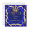 Prince 1st Birthday Boy Royal Blue Gold Crown A