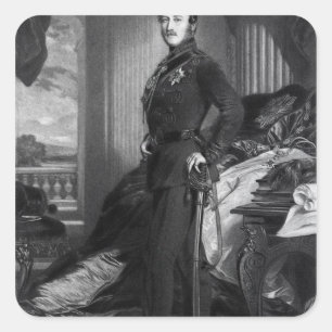Prince Albert, after the painting of 1859 Square Sticker