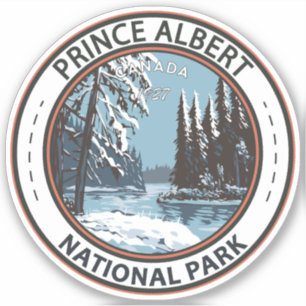 Prince Albert National Park Canada in Winter Art