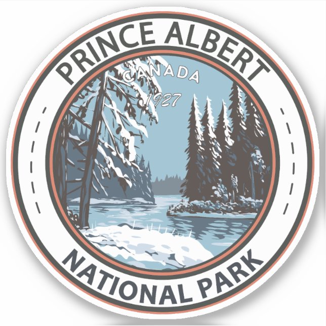 Prince Albert National Park Canada in Winter Art (Front)