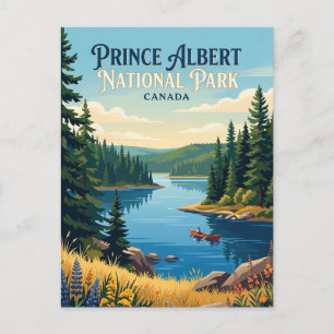 Prince Albert National Park Canada Postcard
