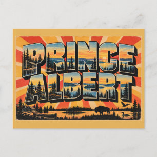 Prince Albert NP SK Boreal Forest Lakes Art Postcard