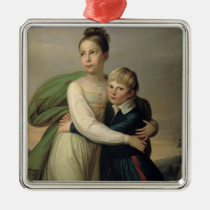 Prince Albrecht and Princess Louise, c.1817 Metal Tree Decoration