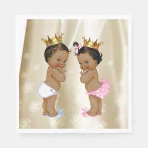 Prince and Princess Baby Shower Napkin