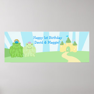 Prince and Princess Banner Customised Poster