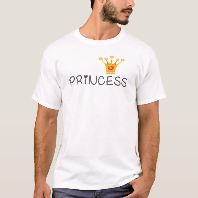 Prince and Princess Couple T-Shirt (Front)