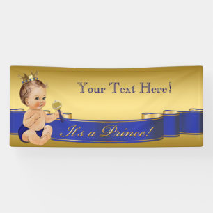 Prince Baby Shower Banner