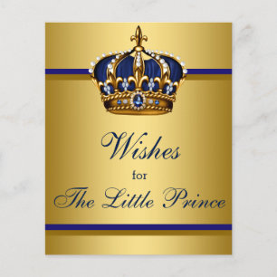 Prince Baby Shower Games Wishes For Baby Flyer