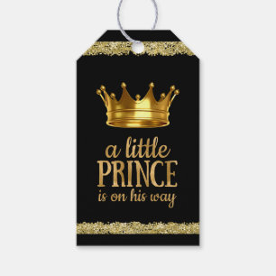 Prince Baby Shower Gift Tags
