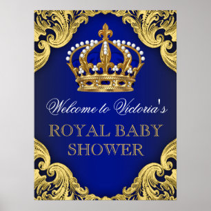 Prince Baby Shower Sign