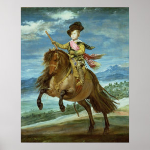 Prince Balthasar Carlos on horseback, c.1635-36 Poster