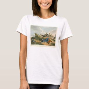 Prince Blucher under his Horse at the Battle of Wa T-Shirt