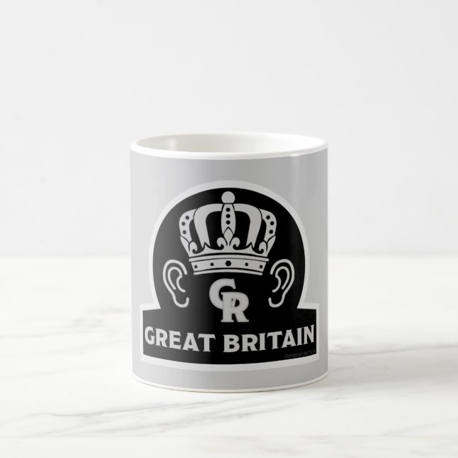 Prince Charles British Royal Crown Coffee Mug (Center)
