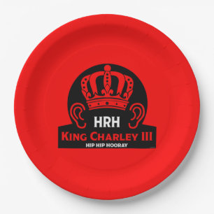 Prince Charles British Royal Family Paper Plate