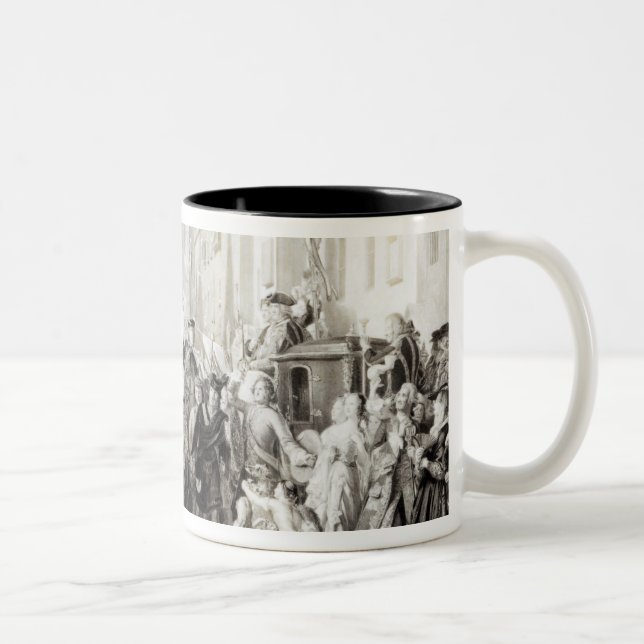 Prince Charles Edward  and the Highlanders Two-Tone Coffee Mug (Right)