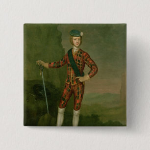 Prince Charles Edward Stuart 15 Cm Square Badge