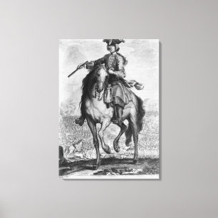 Prince Charles Edward Stuart at the Battle Canvas Print