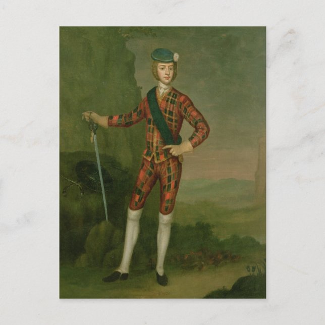 Prince Charles Edward Stuart Postcard (Front)