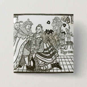 Prince Charles's Welcome Home from Spain, 1623 15 Cm Square Badge