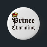 Prince Charming 6 Cm Round Badge<br><div class="desc">Prince Charming is a stock character who appears in a number of fairy tales . Pick those design by Concord.</div>