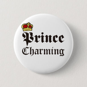 Prince Charming 6 Cm Round Badge