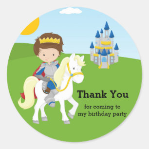Prince Charming Classic Round Sticker