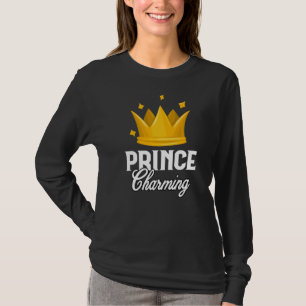 Prince Charming Fairy Tale Halloween Lazy Costume T-Shirt