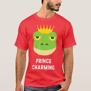 Prince Charming Frog Crown Fairytale Hero Funny  T-Shirt