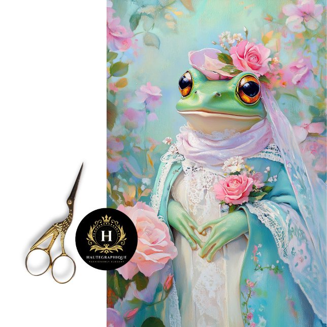 Prince Charming Frog Easter Decor Decoupage Tissue Paper (Creator Uploaded)