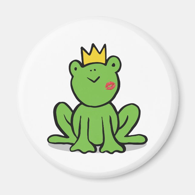 Prince Charming Frog Magnet (Front)