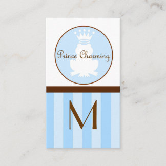 Prince Charming Frog with crown Enclosure Card