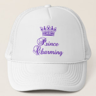Prince Charming in Royal Purple for Baby or Adult Trucker Hat