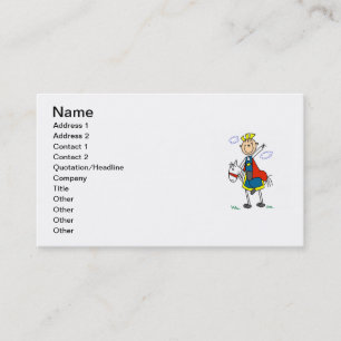 Prince Charming on Horse Business Card
