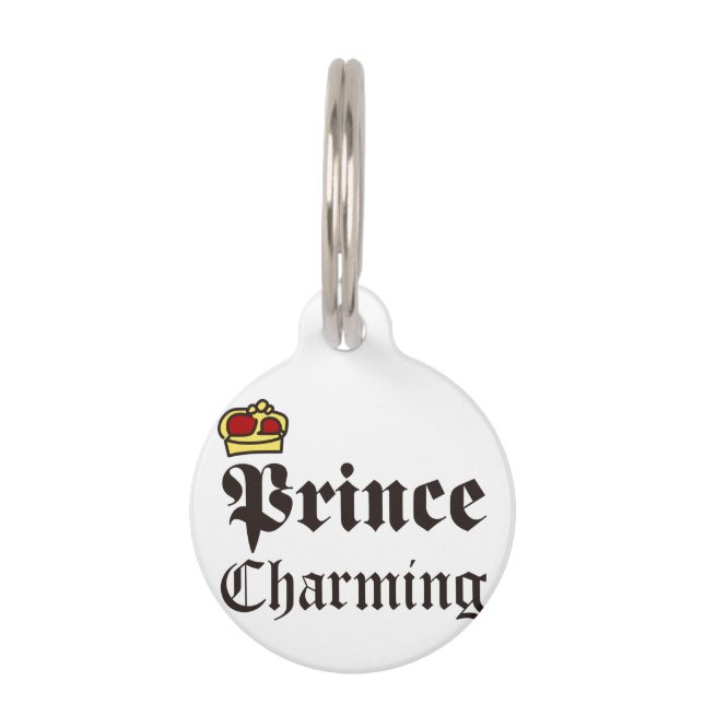 Prince Charming Pet Tag (Front)