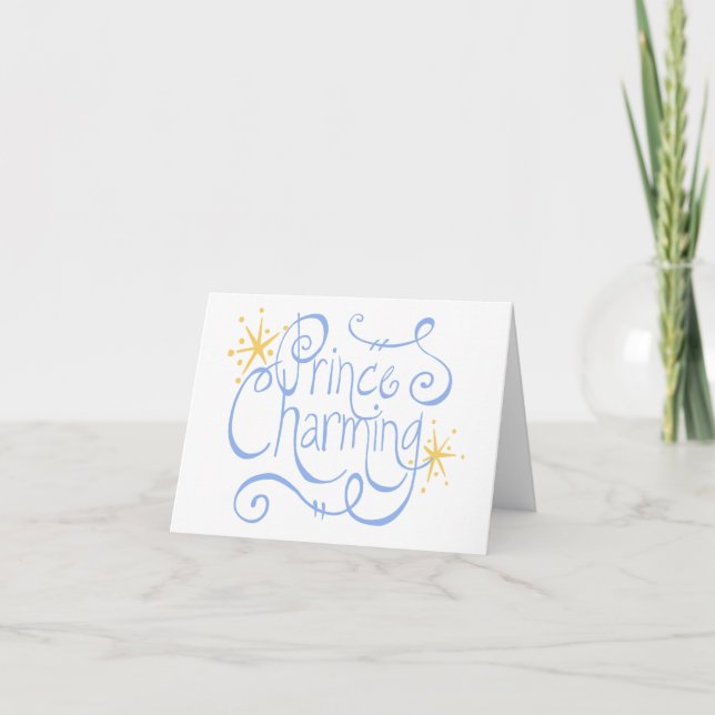 Prince Charming Thank You Card (Front)
